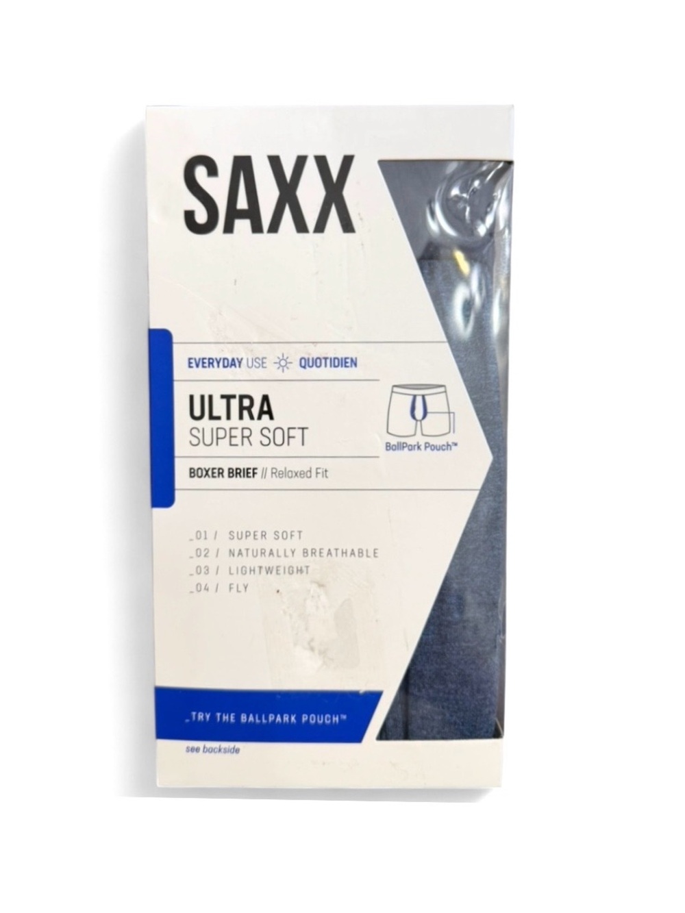 SAXX Ultra Soft Men’s Boxer Briefs Size Small (30-32 inch waist) [NWT]